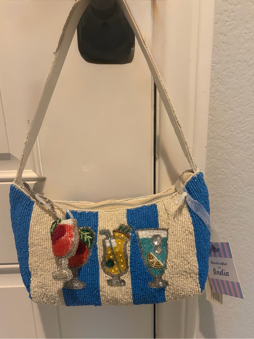 Hand Beaded Shoulder Bag